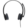 Logitech H151 Stereo Headset Black, Large