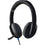 Logitech H540 Wired Headset, Stereo Headphone With Noise-Cancelling Microphone, Usb, On-Ear Controls, Mute Indicator Light, Pc/Mac/Laptop - Black