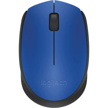 Logitech M171 Wireless Mouse For PC, Mac, Laptop, 2.4 GHz With USB Mini Receiver, Optical Tracking,Ambidextrous - Blue