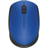 Logitech M171 Wireless Mouse For PC, Mac, Laptop, 2.4 GHz With USB Mini Receiver, Optical Tracking,Ambidextrous - Blue