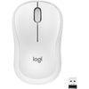 Logitech M221 Wireless Mouse, Silent Buttons, 2.4 GHz With USB Mini Receiver, Offwhite