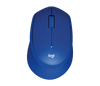 Logitech Wireless Mouse M330 - Blue - eBuy KSA