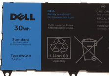 7.4V 30wh Original Laptop Battery 0WGKH H91MK Y50C5 compatible with Dell Latitude 10e 10E-ST2E - eBuy KSA