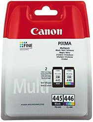 Canon PG445 and CL446 Combo Pack for iP2840 MG2440 MG2540 MG2940 Printers - eBuy KSA