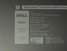 11.4V 5667mAh 68Wh New Genuine Battery for Dell C903V 447VR - eBuy KSA
